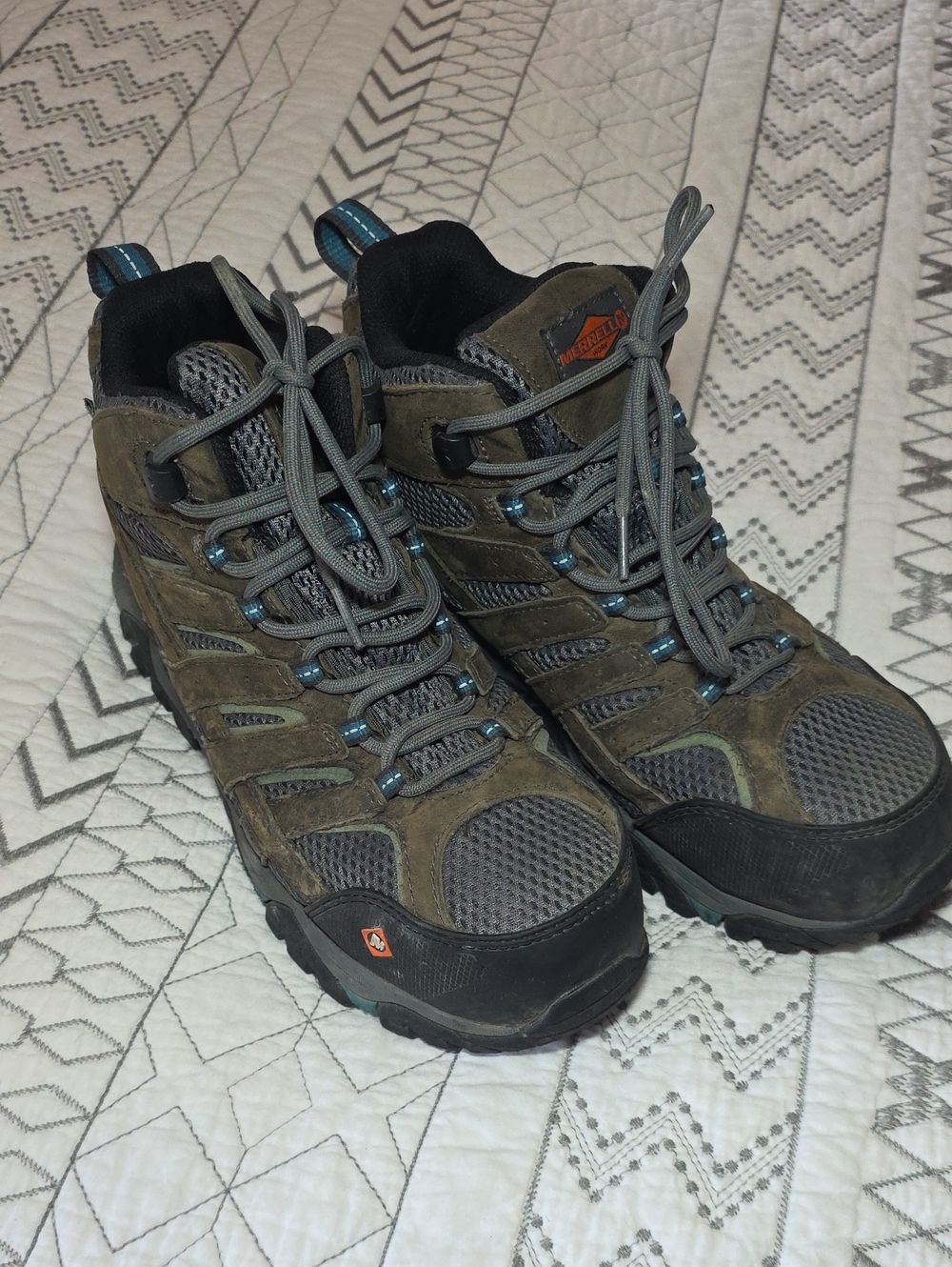 Merrell Men's Olive Green Safety Toe Boots